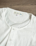 Merz b. Schwanen 102 Vintage Henley - White