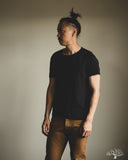 Merz b. Schwanen 114 Loopwheel 1920s T-Shirt - Charcoal
