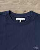 Merz b. Schwanen 1940s Organic Cotton Loopwheel Relaxed Tee - Ink Blue
