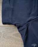 Merz b. Schwanen 1940s Organic Cotton Loopwheel Relaxed Tee - Ink Blue