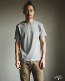 Merz b. Schwanen 1950s Organic Cotton Crew Neck Tee - Grey Melange