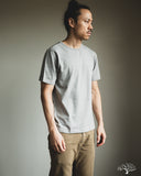 Merz b. Schwanen 1950s Organic Cotton Crew Neck Tee - Grey Melange