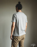 Merz b. Schwanen 1950s Organic Cotton Crew Neck Tee - Grey Melange