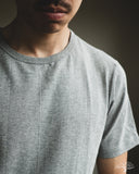 Merz b. Schwanen 1950s Organic Cotton Crew Neck Tee - Grey Melange