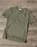 Merz b. Schwanen 1950s Organic Cotton Loopwheel Tee - Army