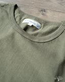 Merz b. Schwanen 1950s Organic Cotton Loopwheel Tee - Army