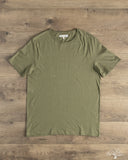 Merz b. Schwanen 1950s Organic Cotton Loopwheel Tee - Army