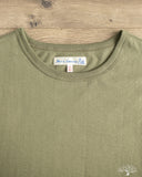 Merz b. Schwanen 1950s Organic Cotton Loopwheel Tee - Army