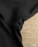 Merz b. Schwanen 1950sLS Organic Cotton Loopwheel Long Sleeve Tee - Black