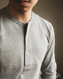 Merz 206 Henley - Grey Melange