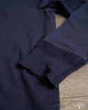 Merz b. Schwanen 206 Long Sleeve Henley - Ink Blue
