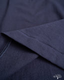 Merz b. Schwanen 207 Loopwheel Short Sleeve Henley - Ink Blue