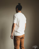 Merz b. Schwanen 207 Loopwheel Short Sleeve Henley - White