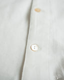 Merz b. Schwanen 207 Loopwheel Short Sleeve Henley - White