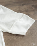 Merz b. Schwanen 207 Loopwheel Short Sleeve Henley - White
