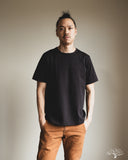 Merz b. Schwanen 214 2-Thread Relaxed Crew Neck Tee - Charcoal