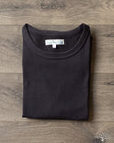 Merz b. Schwanen 214 2-Thread Relaxed Crew Neck Tee - Charcoal