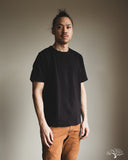 Merz b. Schwanen 214 2-Thread Relaxed Crew Neck Tee - Charcoal