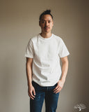 Merz b. Schwanen 214 2-Thread Relaxed Crew Neck Tee - White