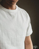 Merz b. Schwanen 214 2-Thread Relaxed Crew Neck Tee - White