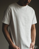Merz b. Schwanen 214 2-Thread Relaxed Crew Neck Tee - White