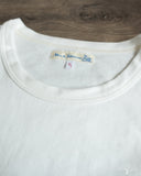 Merz b. Schwanen 214 2-Thread Relaxed Crew Neck Tee - White