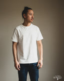 Merz b. Schwanen 214 2-Thread Relaxed Crew Neck Tee - White