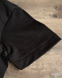 Merz b. Schwanen 215 2-Thread Organic Cotton Crew Neck Tee - Deep Black