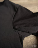 Merz b. Schwanen 215 2-Thread Organic Cotton Crew Neck Tee - Deep Black