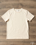 Merz b. Schwanen 215 2-Thread Organic Cotton Crew Neck Tee - Nature