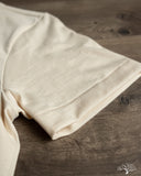 Merz b. Schwanen 215 2-Thread Organic Cotton Crew Neck Tee - Nature