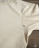 Merz b. Schwanen 215 2-Thread Organic Cotton Crew Neck Tee - Nature