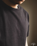 Merz b. Schwanen 215 2-Thread Organic Cotton Crew Neck Tee - Charcoal