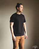 Merz b. Schwanen 215 2-Thread Organic Cotton Crew Neck Tee - Charcoal