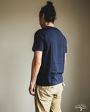 Merz b. Schwanen 215 Two-Thread Loopwheel Tee - Ink Blue