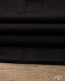 Merz b. Schwanen 2M06 Vintage Machine Refined Long Sleeve Henley - Deep Black