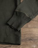 Merz b. Schwanen 2M06 Vintage Machine Refined Long Sleeve Henley - Forest