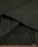 Merz b. Schwanen 2M06 Vintage Machine Refined Long Sleeve Henley - Forest