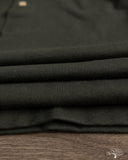 Merz b. Schwanen 2M06 Vintage Machine Refined Long Sleeve Henley - Forest