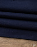 Merz b. Schwanen 2M06 Vintage Machine Refined Long Sleeve Henley - Ink Blue