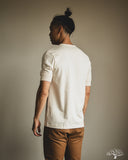 Merz b. Schwanen 2M07 Mid-Century Machine Short Sleeve Henley - Nature
