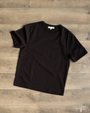 Merz b. Schwanen 2M15C Sturdy Jersey Cropped T-Shirt - Black