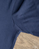 Merz b. Schwanen 2M16LS Cropped Vintage Machine Long-Sleeve Henley - Ink Blue