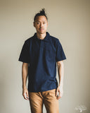 Merz b. Schwanen 2PKPL - Loopwheel Relaxed Fit Pikée Short Sleeve Polo Shirt - Ink Blue