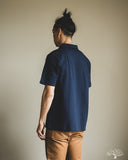 Merz b. Schwanen 2PKPL - Loopwheel Relaxed Fit Pikée Short Sleeve Polo Shirt - Ink Blue