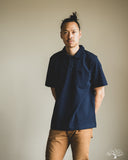 Merz b. Schwanen 2PKPL - Loopwheel Relaxed Fit Pikée Short Sleeve Polo Shirt - Ink Blue