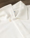 Merz b. Schwanen 2PKPL - Loopwheel Relaxed Fit Pikée Short Sleeve Polo Shirt - White
