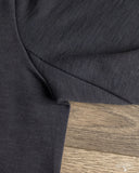 Merz b. Schwanen 2S08 Heavyweight Long-Sleeve Henley - Charcoal