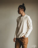 Merz b. Schwanen 2S08 Heavyweight Long-Sleeve Henley - Nature