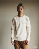 Merz b. Schwanen 2S08 Heavyweight Long-Sleeve Henley - Nature